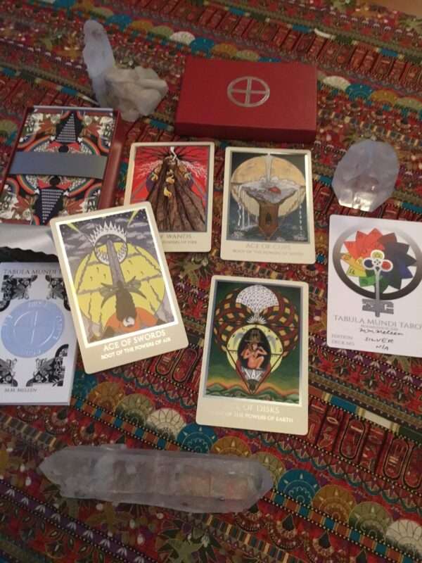Silver edition Tabula Mundi Tarot cards