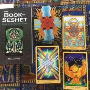 Rosetta Tarot an esoteric Thoth based tarot with Book of Seshet